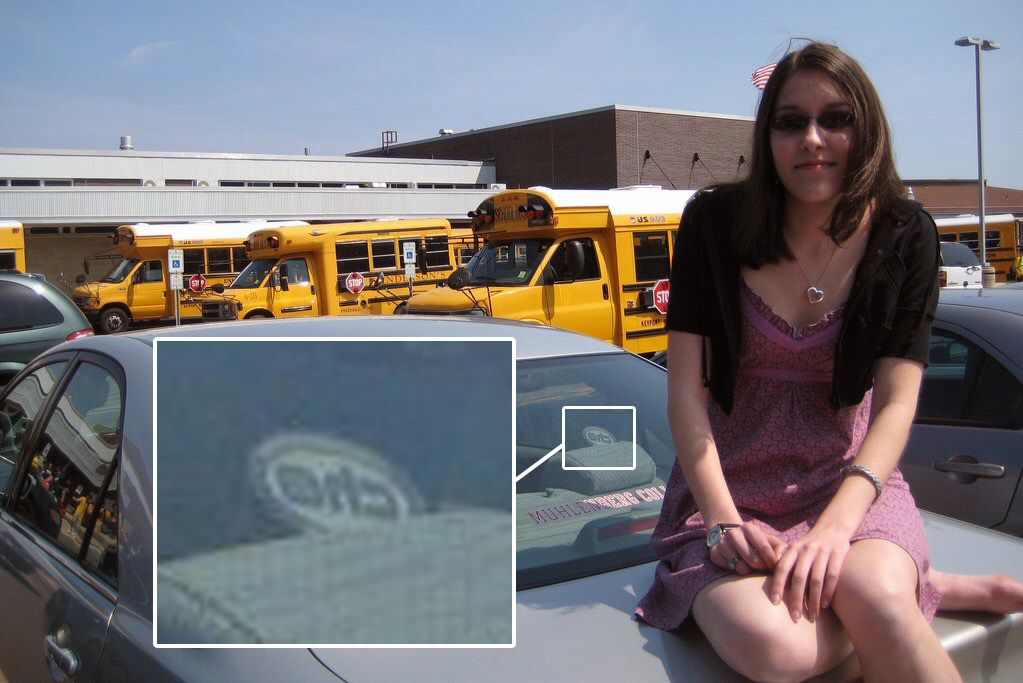 me sitting in the parking lot, circa high school
